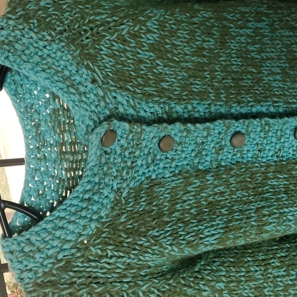 Vintage Unique Handmade Full Buttoned Sweater Sz. L Cardigan - Picture 3 of 7